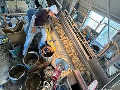 不純物撤去（手作業）